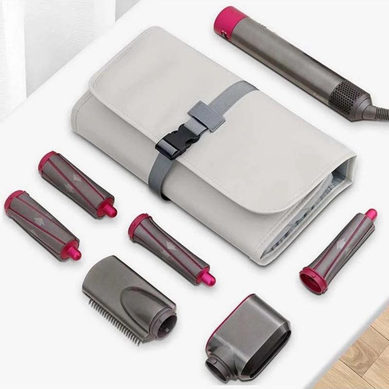 Hair Dryer Carrying Case Pu Leather Storage Organizier Protection Pouch Waterproof Dustproof Portable Travel Woman for Dyson New
