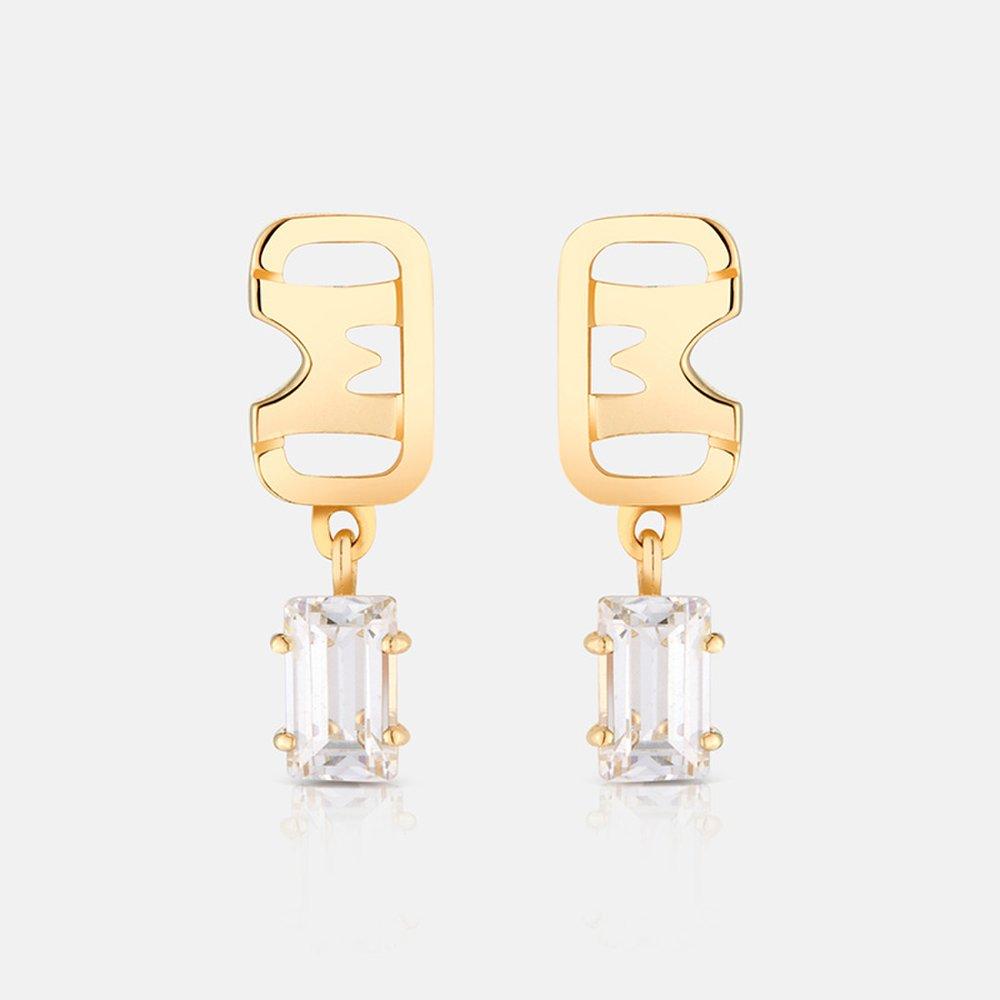 Cornice Yellow Silver Earrings A202Se0143Ypa .