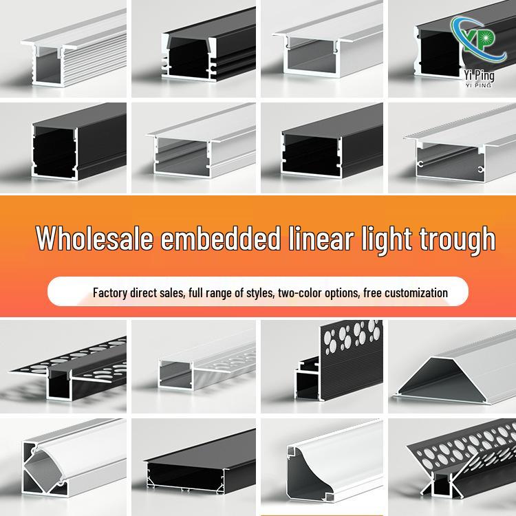 Dreieckiger V-förmiger LED-Lichtkanal, 45° Winkel, Hohe Helligkeit, Kein Nuten erforderlich, Lineare Seitenlichtquelle aus Aluminium.