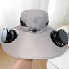 Adult Solar-Powered Anti-UV Wide Brim Sun Hat for Summer, Climbing, Fishing, and Outdoor Protection