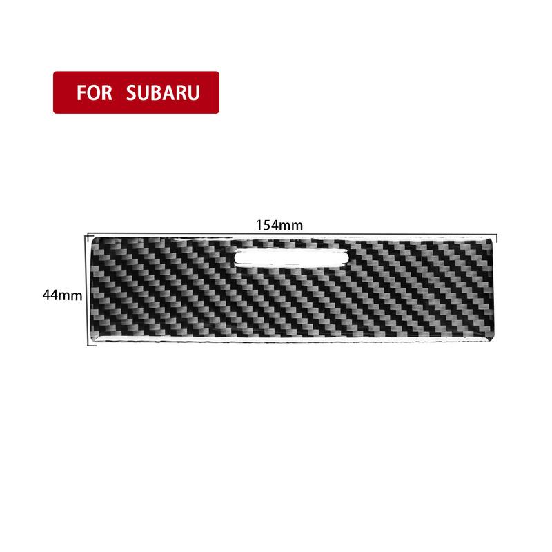 For Subaru Legacy Outback 2005-2009 Carbon Fiber Sticker Gear Shift Panel Storage Box Decorative Cover Car Interior Decoration