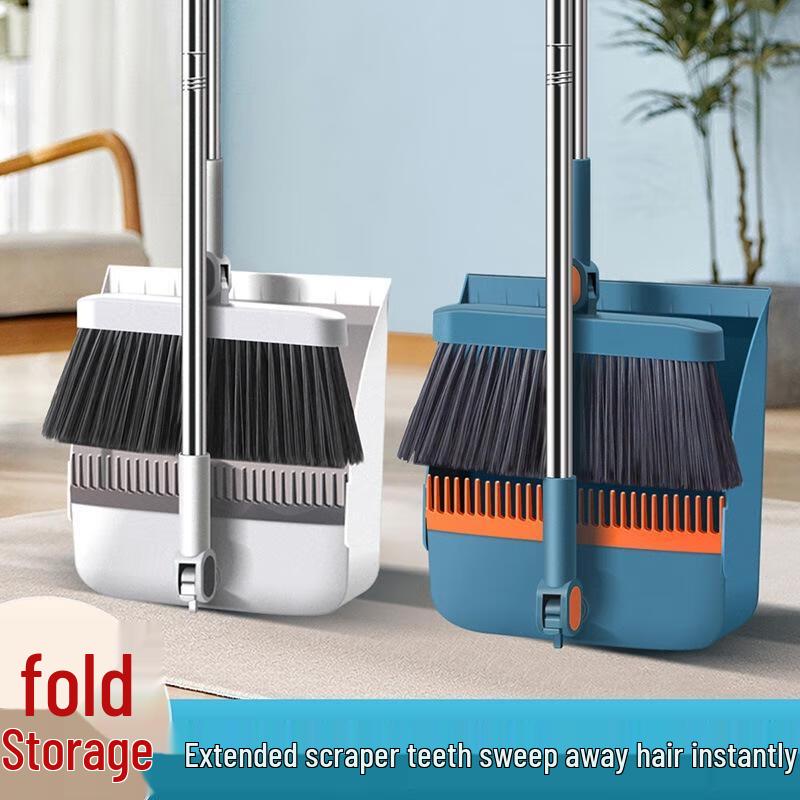 Goodrede Foldable Broom and Dustpan Set