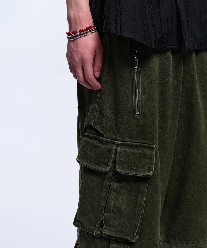 Aleseueseussi Convertible Carpenter Pants - Khaki