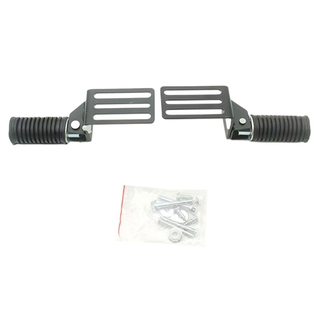 Ergonomische Klappbare Motorrad-Fußrasten Rutschfeste Oberflächen Strukturierter Griff Kompakte Aufbewahrungslösung Für Urbane Pendler 2 Stück