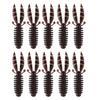 10Pcs Fishing Artificial Lures Soft Baits Realistic Looking Bright Colors Outdoor Fishing Swimbaits Bionic Lures