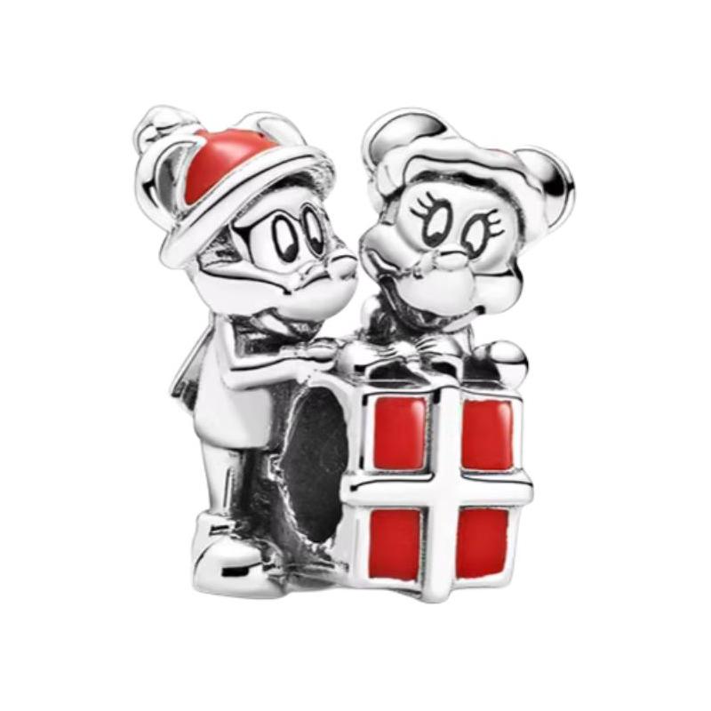 Pandora Cartoon decoration 925 silver pendant women s red 799194C01