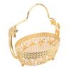 With Handle Metal Fruit Tray Metal Food Display Basket Fruit Serving Basket  Kitchen Countertop