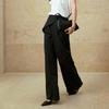 Women's Drapey High-Waist Wide-Leg Suit Pants