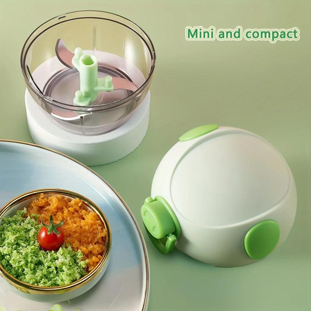 Portable Garlic Chopper 170ML Vegetable Chopper  Kitchen Cooking Tool Accessories