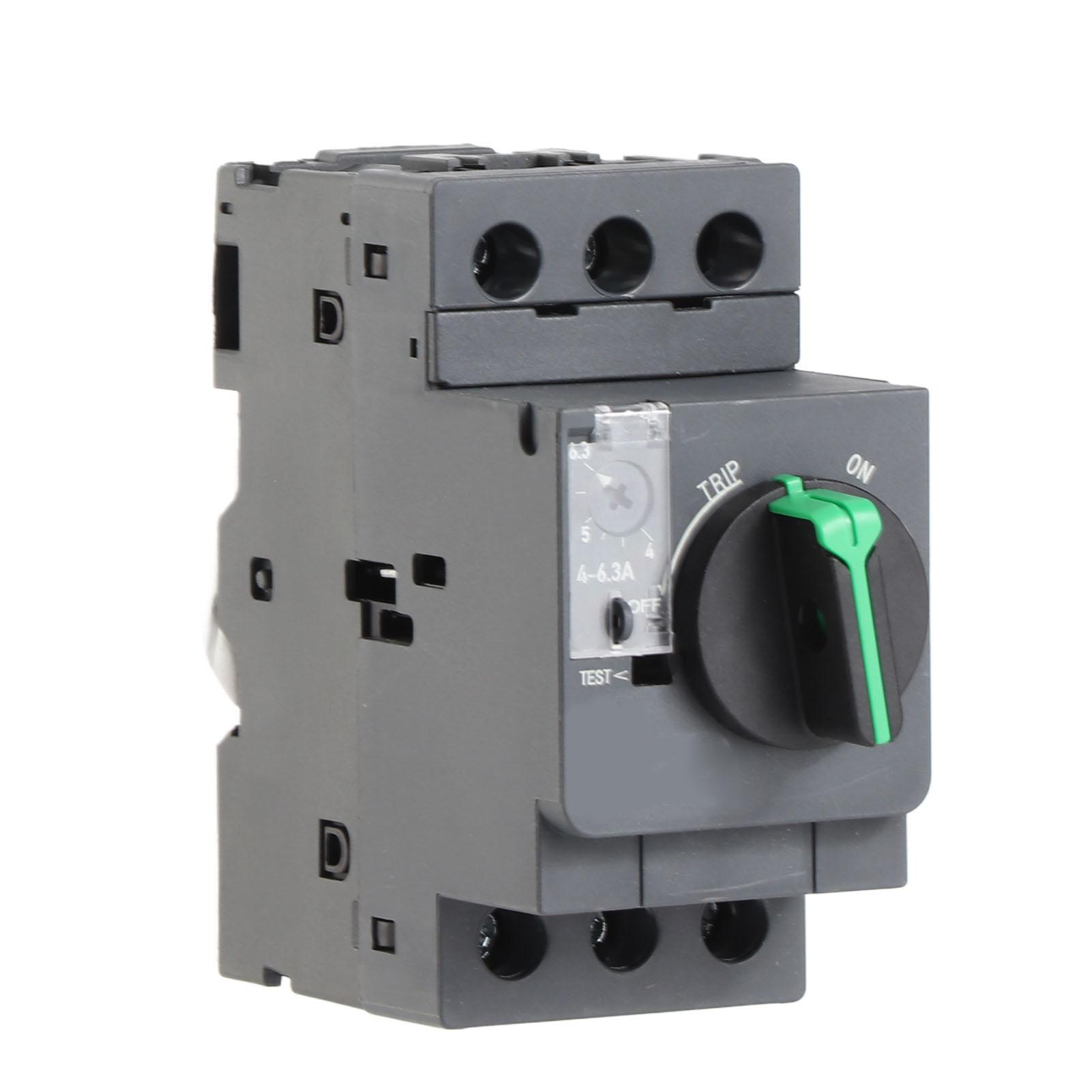 

Electric Motor Circuit Breaker Knob Type Thermal Magnetic Motor Protective Circuit Breaker AC690V 4‑