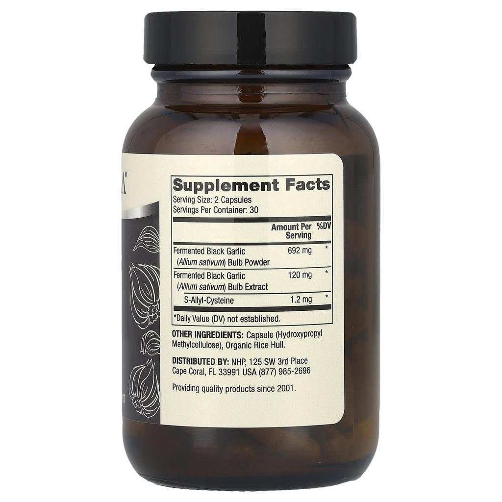 Dr. Mercola, Fermented Black Garlic, 60 Tablets