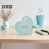 Small Decorative Items for Shelf Heart Shape Acrylic Friendship Ornament with Engraved Verse & Bird Tree, Desktop Thoughtful Surprise Gift Her
