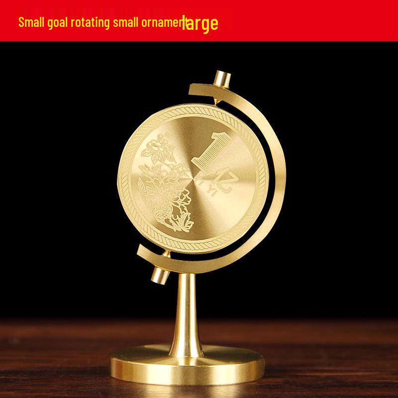 

Brass Rotating Ornament: Creative Desktop/Car Décor