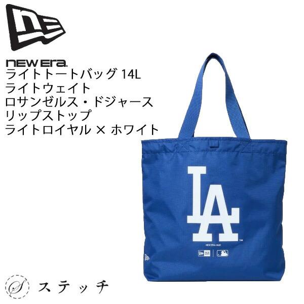 

New Era Tote Bag NEWERA Light Tote Bag 14L Light Weight Los Angeles Dodgers Light Royal x White 14521328 Commuting to School Tote Bag Shoulder