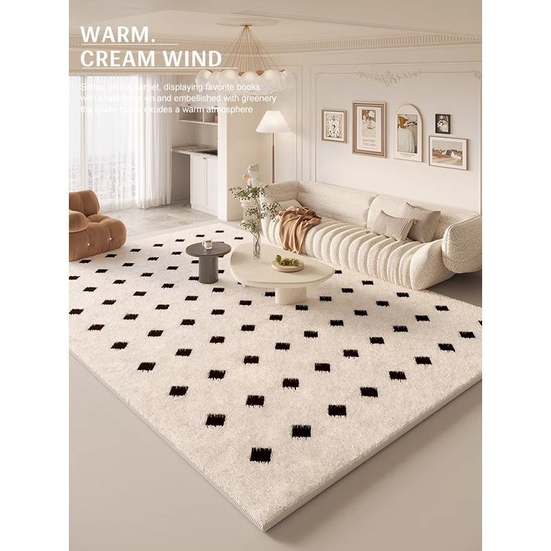 

VIKAMA 1pc Rugs Living Room Premium Light Luxury Coffee Table Carpet Home Nordic Ins Style Bedroom Floor Mats 40X60CM (1.3X2FT