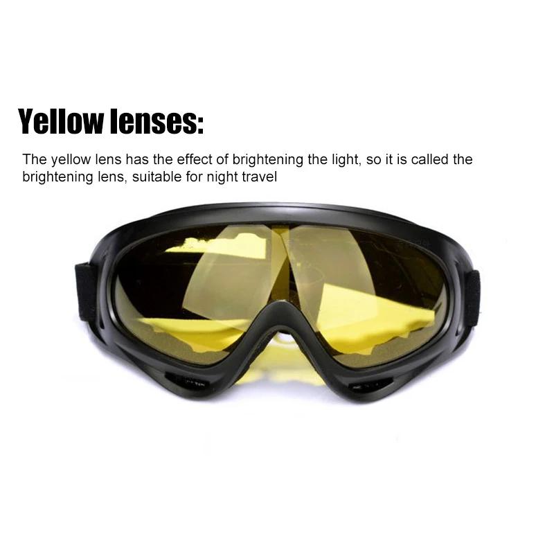 Hot Sale Motorcycle Goggles Masque Motocross Helmet Glasses Windproof Off Road Moto Cross Helmets Free Shipping жёлтый