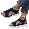 Fashion 2025 Ladies Shoes Slip-on Women's Sandals Summer Casual Sandals Women Flat with Shoes Female Round Toe Slingbacks Flat Sandals