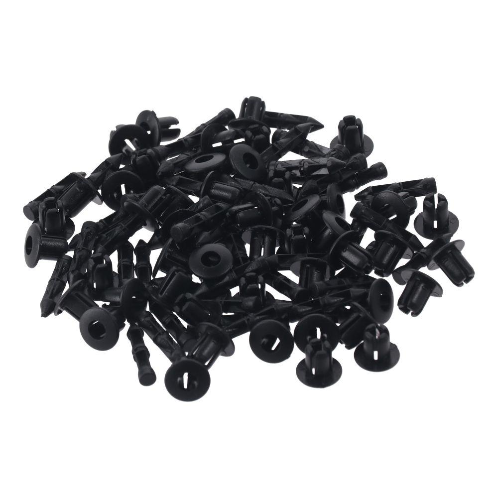 

50Pcs M6 Clip Retainer black Push Rivet Pins car accessories parts clip for car