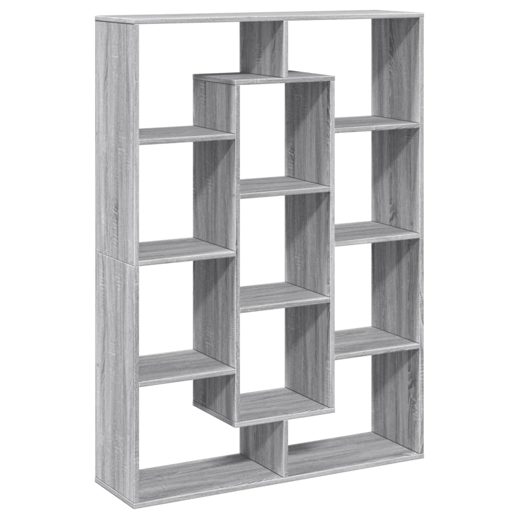 Bookshelf Gray Sonoma 102 x 29 x 143 cm Particleboard