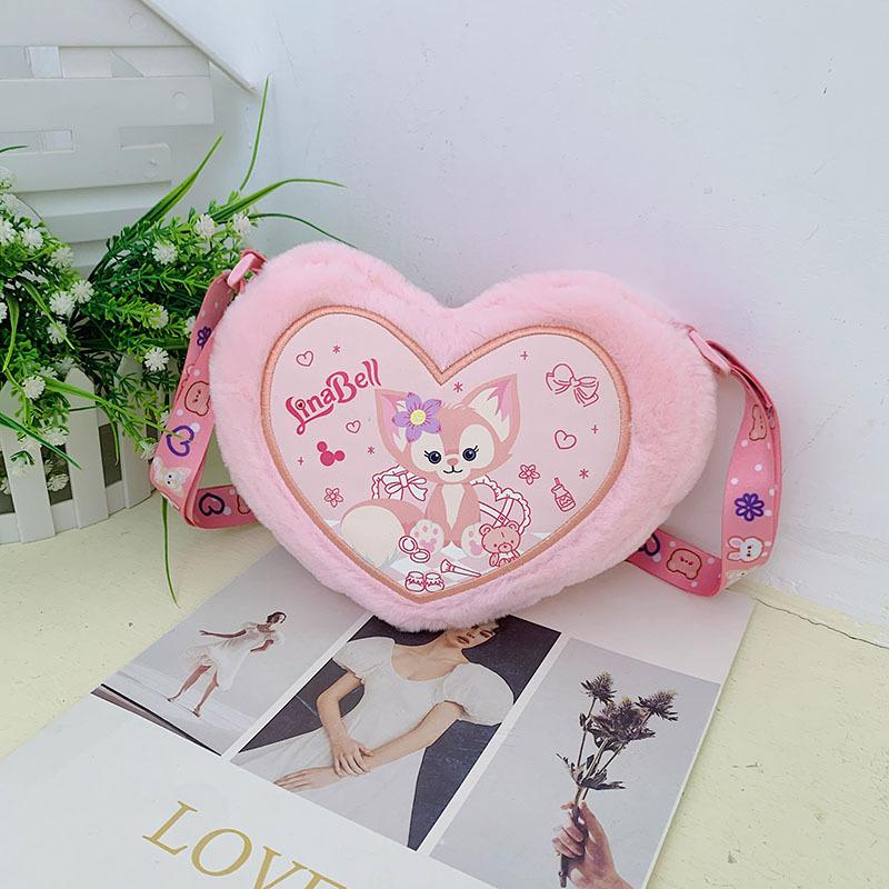 

Новая мультяшная плюшевая сумка-саше, милая и симпатичная сумка для мелочи, сумка через плечо для девочки