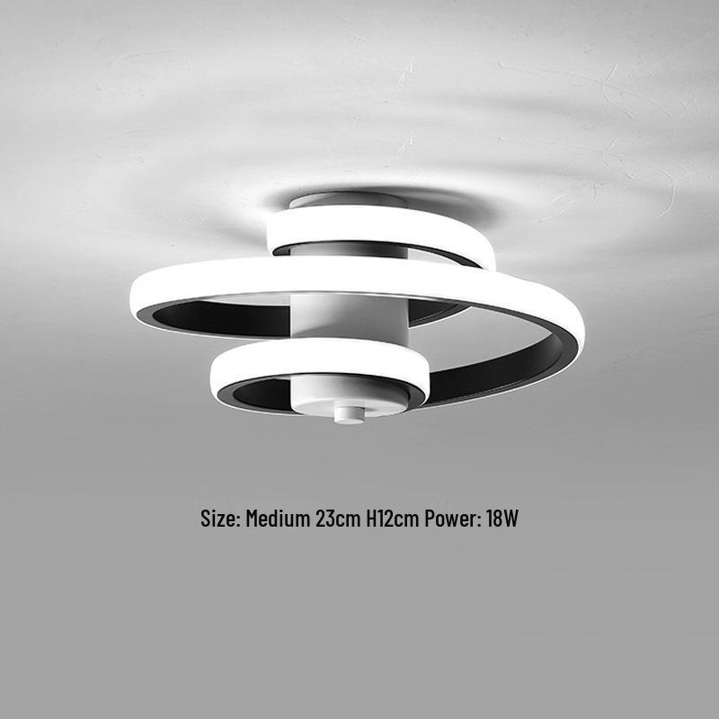 Nordic Minimalist Ceiling Light: Modern Hallway, Balcony, and Hotel Lighting Fixture