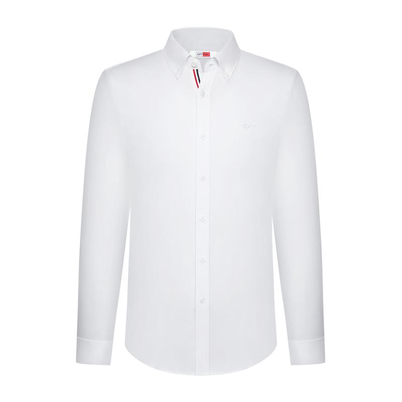 Goldlion GY Men's Silk Blend Easy-Care Long Sleeve Shirt