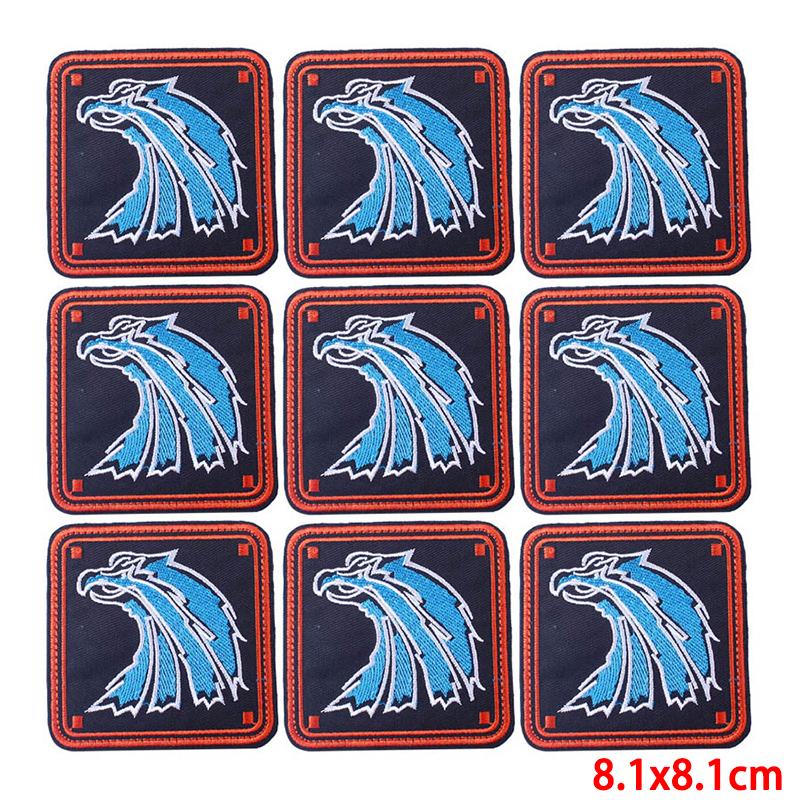 10 Pcs/lot Wholesale Embroidery Patch Iron On Patches For Clothing Patches On Clothes Jackets Decor Applique Sew Supplies