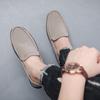 Summer Men Casual Shoes British Leather Loafers Simple Design Male Slip- Soft Bussiness Shoes Comfortable Driving Footwear 44