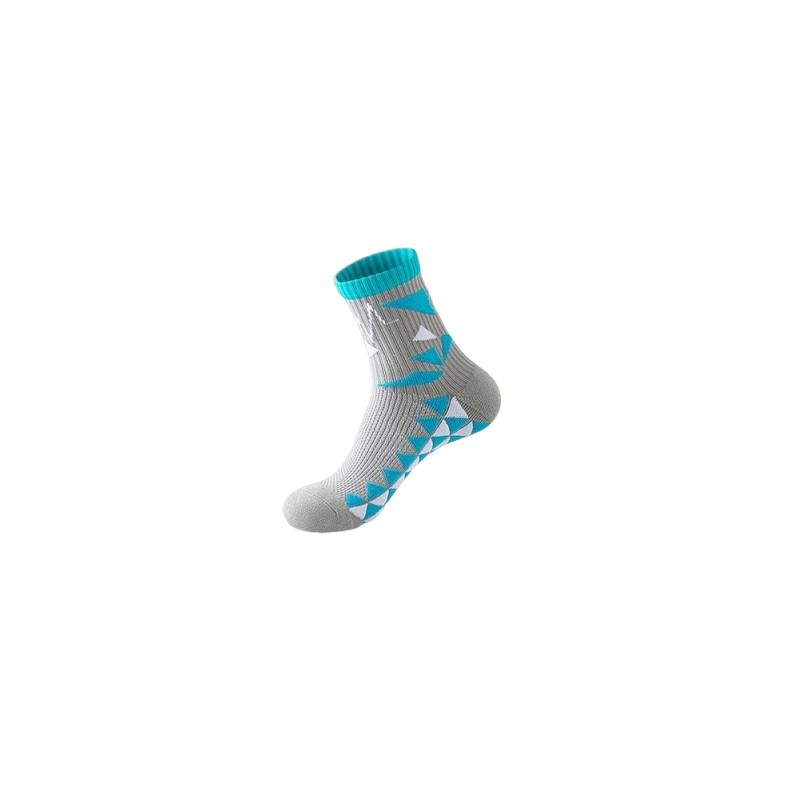 

Men Sports Socks Anti Slip Outdoors Running Middle Socks Breathable Anti Odor Professional Marathon Basketball Climb Socks