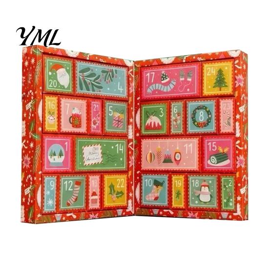 Christmas Cross Stitch Starter Set Advent Calendar, 24 Days Countdown Calendar Embroidery Kit, Box DIY Hand Art Craft Holiday Gifts for Lovers