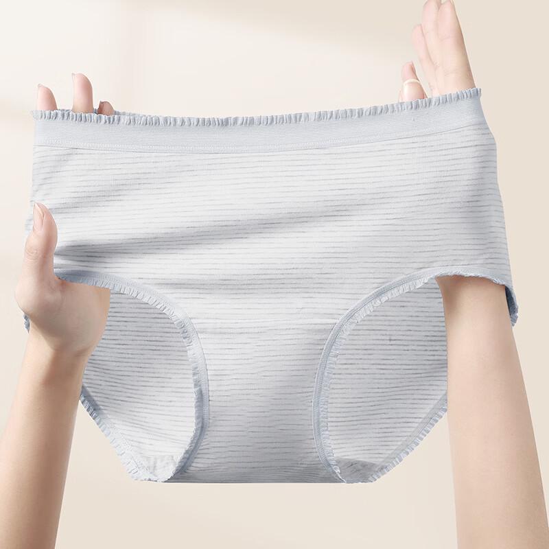 Fenteng Women's 40S Colored Cotton Antibacterial Underwear 4-Pack