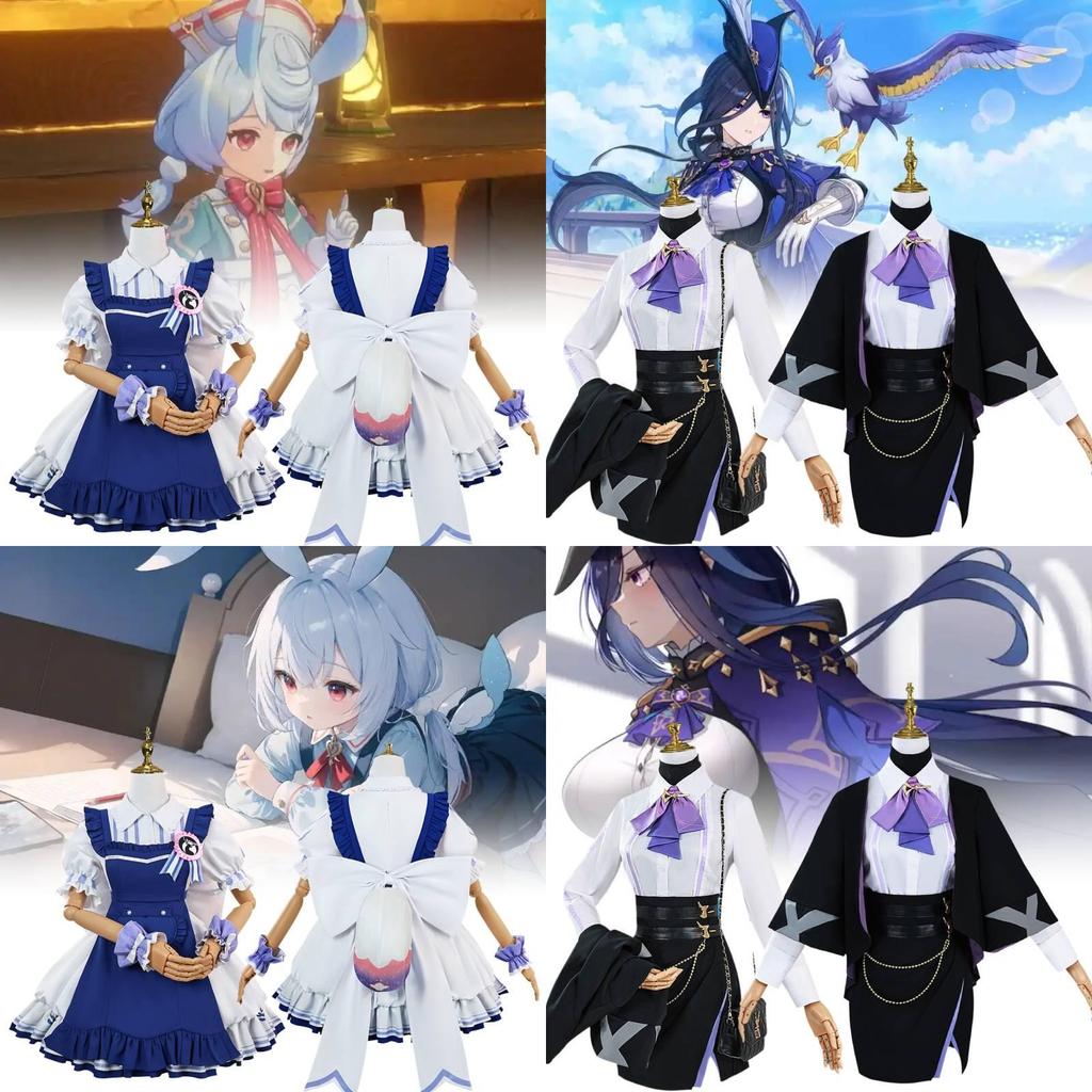 Stunning Genshin Impact Cosplay Outfit For Hu Tao And Klothilde With Accessories And Wigs For Anime Fans