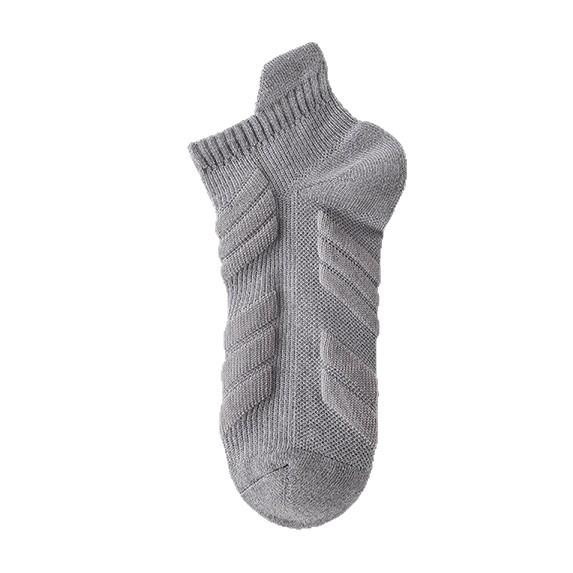 Men's Cross-Border Sports Socks: Short, Cushioned for Running & Outdoor Activities