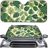 Talayituse Funny Family Dogs Print Windshield Sunshade for Car SUV Truck Foldable Uv Ray Reflector Front Window Sun Shade Visor Shield Cover