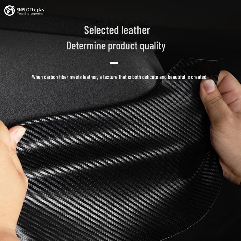 Leapmotor C10 Door Kick Pad: Anti-Scratch, Wear-Resistant Leather Interior Protector.