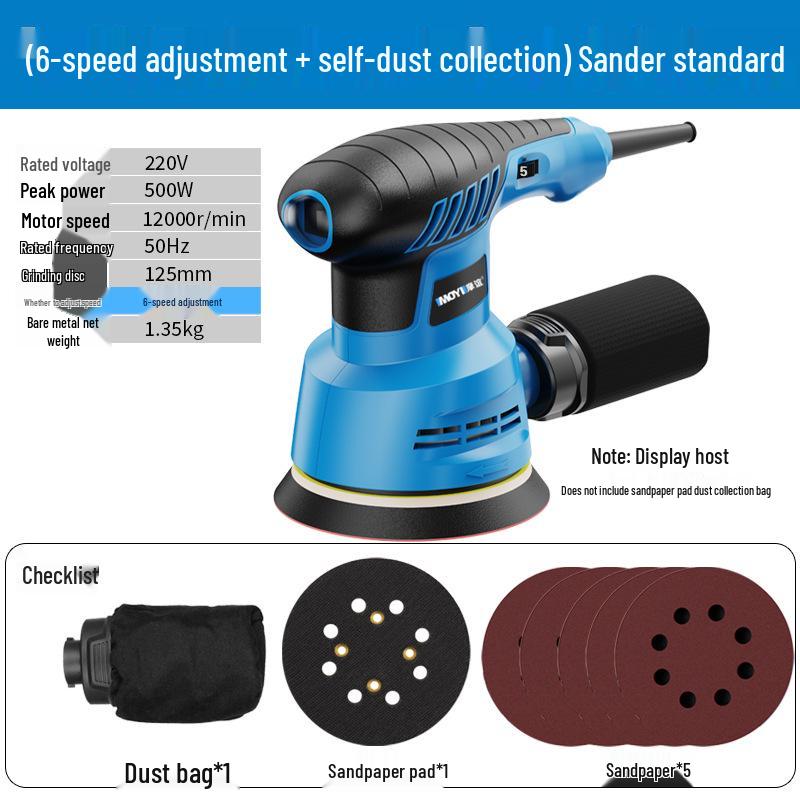 

Compact Dustless Electric Sander for Walls and Floors