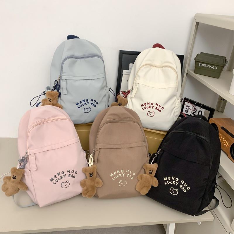 Ученики младших классов средней школы школьный рюкзак письмо большой емкости рюкзак — фото 8