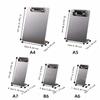 Vertical Menu Clip Stand A4/A5/A7/B6/A6 Bill Clip Silver Table Check Holder  Tabletop