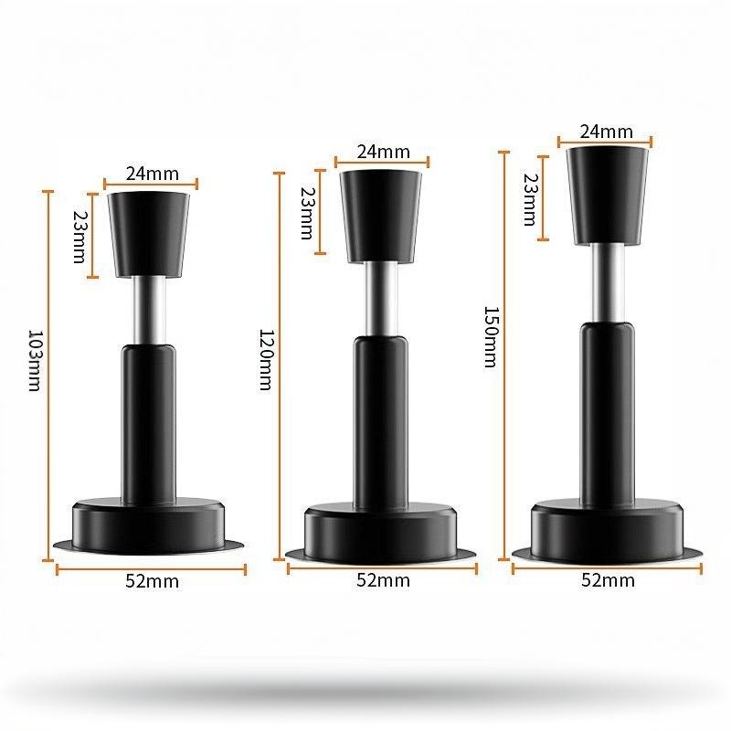 Hydraulic Buffer Door Stopper Wall Mounted Silent Non-Slip Door Bumper for Home Living Room Dining Room Doors
