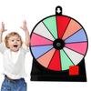 12 Slots Color Spin Wheel Dry Erase Spin Wheel Color Roulette Wheel Heavy Duty Editable Spining Prize Lucky Wheel Stand Tabletop