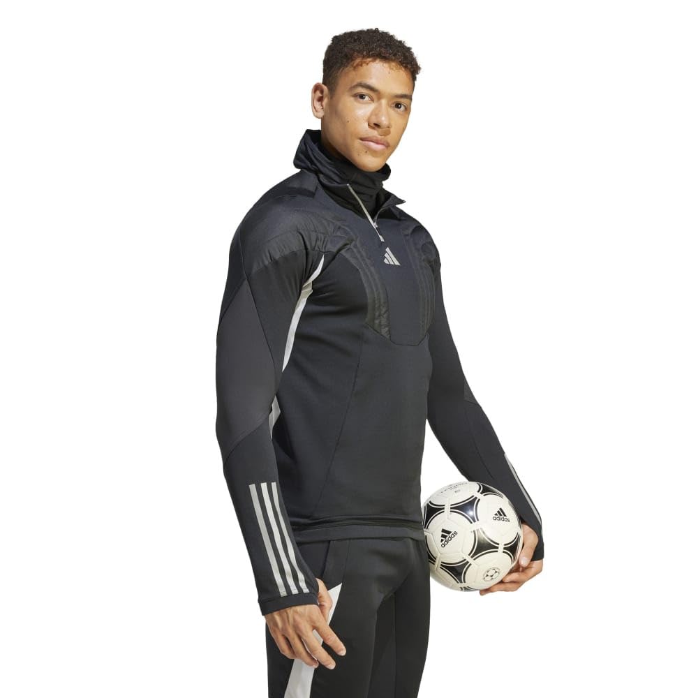 Adidas Tiro 23 Competition Winterized Soccer Size Light Gray Size Men's Jersey, MMQ58, Black/Team (IK9514), J/L