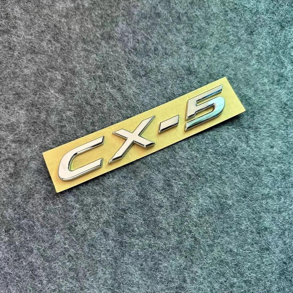 3D ABS CX-4 CX-5 Car Letter Badge Logo QHRUE Trunk Decorative Sticker For Mazda 2 3 6 CX50 CX60 CX30 CX7 CX90 Demio black Accessories