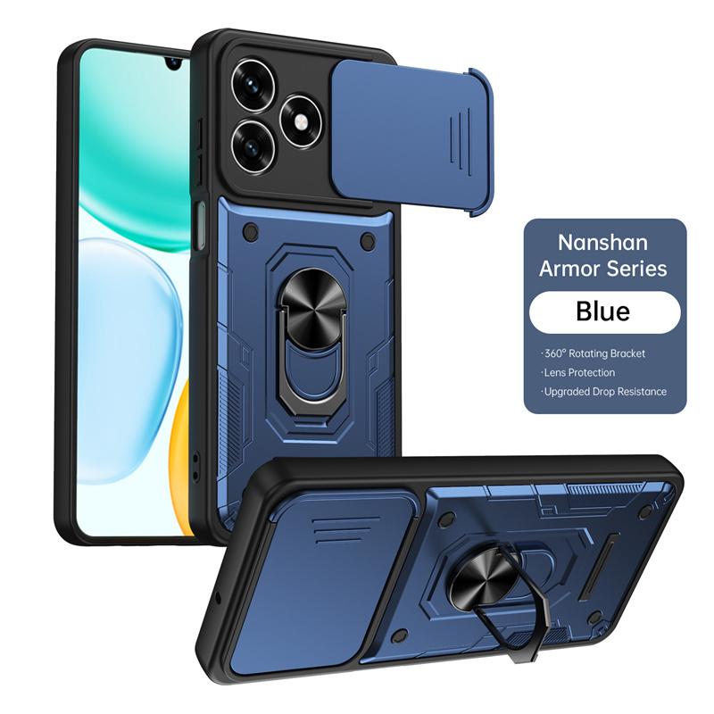 Shockproof Armor Case For Honor 600 Lite 5G Camera Lens Protection Fundas For Honor 600Lite 5G Magnetic Holder Ring Cover Coque