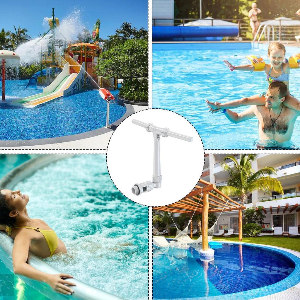 Pool Sprinkler Fountain 360 Adjustable Swimming Pool Double Head Waterfall Pool Sprinkler For garden Inground Pools