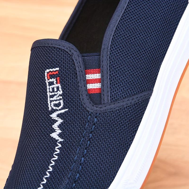 Scarpe in Tessuto Antiscivolo Scarpe da Skateboard da Uomo Scarpe in Tela Leggere Traspiranti Scarpe Comode da Lavoro