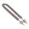 Finned Heating Tube Stainless Steel U Shape Fast Heating Up High Thermal Efficiency Finned Electric Heat Tube 220V