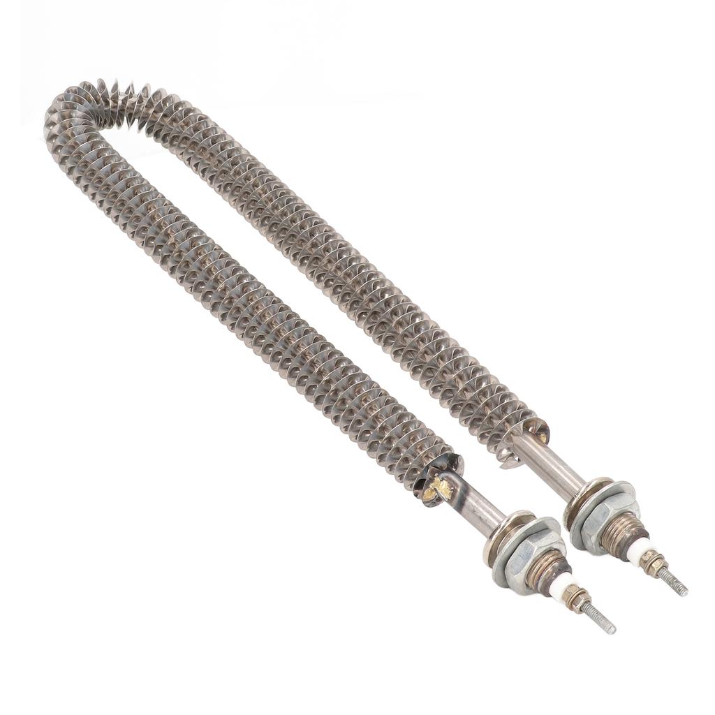 Finned Heating Tube Stainless Steel U Shape Fast Heating Up High Thermal Efficiency Finned Electric Heat Tube 220V