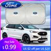 Car Sticker 2026 Ford Car Sunshade Umbrella-style Front Glass Sunshade Sunscreen Heat Insulation Cloth For Ford Fiesta EcoSport