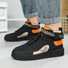 Mode für Männer Casual Sneakers Schuhe Herbst Herren Vulkanisierte Schuhe High Tops Persönlichkeit Beliebtes Modell Neue Mode Strapazierfähige Persönlichkeit