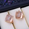 Stud Earrings For Women Fashion Luxury Cubic Zirconia Drop Earrings